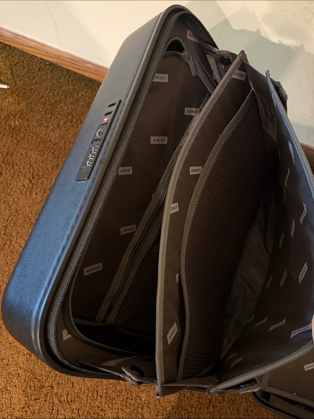 Away Black Compact Carry-On with Front Zip Pocket - Picture 5 of 5